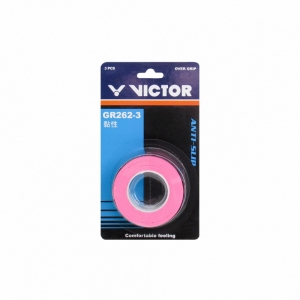 Обмотка для ручки Victor Overgrip Anti-Slip x3 Pink GR262-3-PK