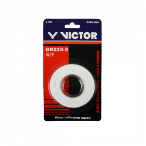 Обмотка для ручки Victor Overgrip x3 White GR233-WT-3