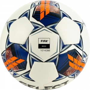 Мяч для минифутбола SELECT Futsal Master Grain V22 White/Blue/Orange 1043460006-051