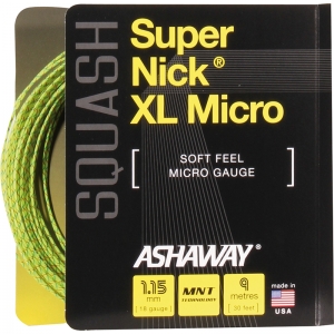 Струна для сквоша Ashaway 9m SuperNick XL Micro Yellow/Red A10992