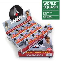 Мячи для сквоша Karakal 2-Yellow 3b Box x12 KZ5983