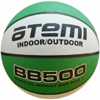 Мяч для баскетбола ATEMI BB500 Green/White
