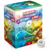 Мячи Start Line 1* Club Select 40+ Plastic Box x120 White 311209