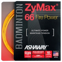 Струна для бадминтона Ashaway 10m Zymax Fire Power 66 Orange A14155