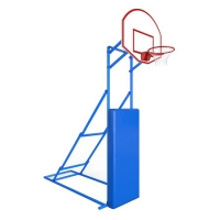 Стойка баскетбольная Мобильная 1200x900mm h2.60-3.05m r0.5m