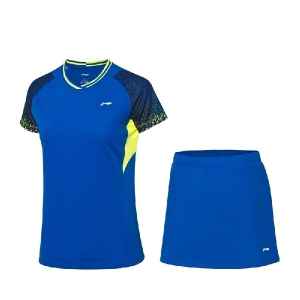 Комплект Li-Ning Kit W T-shirt+Skirt Blue AATQ028-1