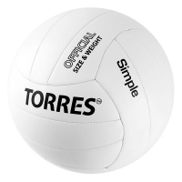Мяч для волейбола TORRES Simple White V32105