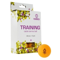 Мячи TORRES 1* Training 40+ Plastic x6 Orange TT21015