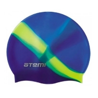Шапочка для плавания ATEMI Junior Blue/Green MC407
