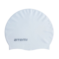 Шапочка для плавания ATEMI TC407 White