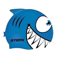 Шапочка для плавания ATEMI Junior Blue FC205