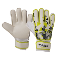 Перчатки вратарские TORRES Training White/Light Green FG05214