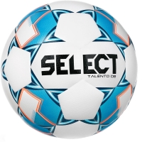 Мяч для футбола SELECT Talento DB V22 White/Cyan 0775846200-200