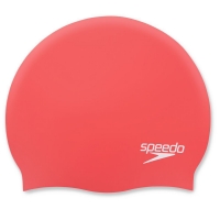 Шапочка для плавания SPEEDO Plain Molded Silicone Cap Red 8-70984H191
