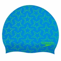 Шапочка для плавания SPEEDO Junior BoomStar Cyan/Green 8-08386F302