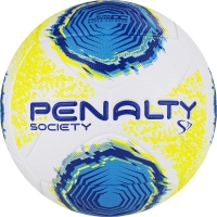 Мяч для футбола Penalty Bola Society S11 R2 XXII White/Yellow/Cyan 5213261090-U
