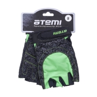 Перчатки для занятий спортом Black/Green AFG06GN ATEMI