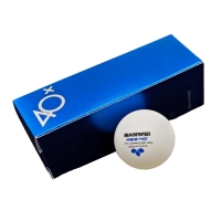 Мячи SANWEI 3* 40+ Plastic ABS+ HD x3 White 40309