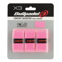 Обмотка для ручки Bullpadel Overgrip Comfort Absorvent х3 Pink GB1201-722