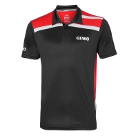 Поло Gewo Polo Shirt M Aurora Black/Red