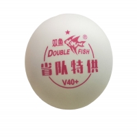 Мячи Double Fish 1* Training Balls V40+ Plastic ABS Blue Logo Box x100 White