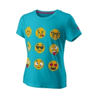 Футболка Wilson T-shirt JG Emoti-Fun Tech Tee Blue WRA807903