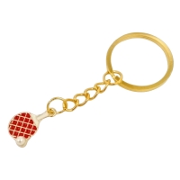 Брелок Keychain TT Racket with ball 15x12mm Red