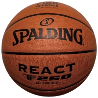 Мяч для баскетбола Spalding TF-250 React FIBA Brown 76968z