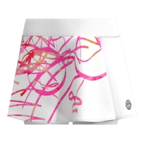 Юбка Bidi Badu Skirt W Decoration Printed Wavy White W2390001-D-WH