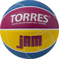 Мяч для баскетбола TORRES Jam Мulticolor B02312