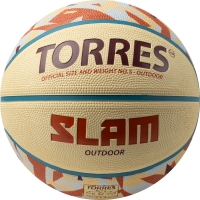 Мяч для баскетбола TORRES Slam Beige B02314