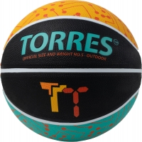 Мяч для баскетбола TORRES TT Мulticolor B02315