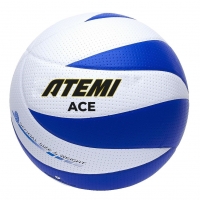Мяч для волейбола ATEMI Ace White/Blue