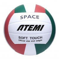 Мяч для волейбола ATEMI Space Red/Green