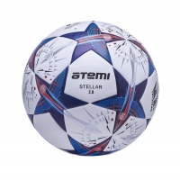 Мяч для футбола ATEMI Stellar-2.0 White/Blue